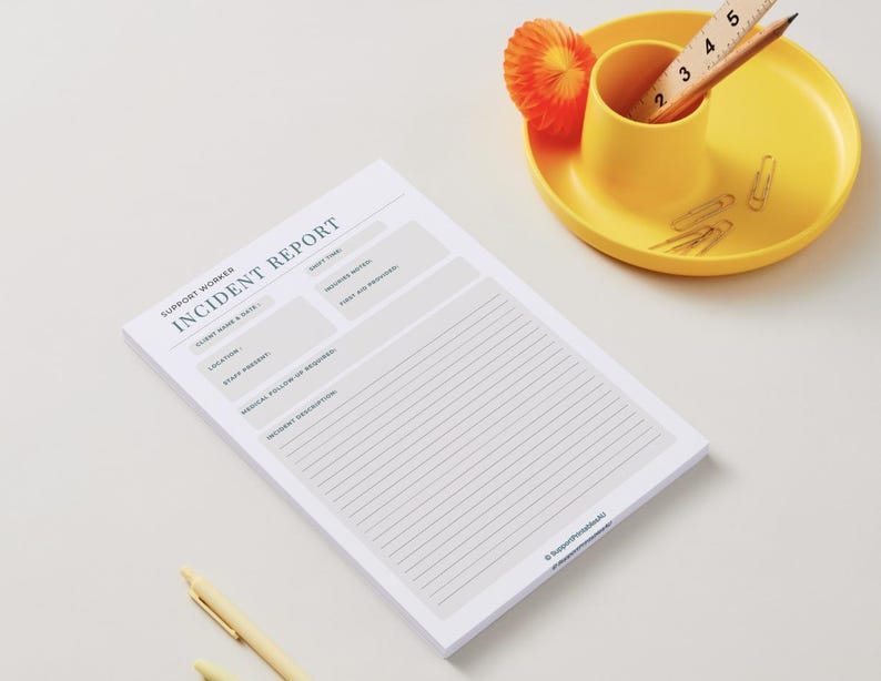 Essentials Pack Support Worker Bundle | Fortschrittshinweise, Tagebuch der täglichen Pflege, Zwischenfallbericht | NDIS-Vorlagen | Pflegeformen | Canva Bearbeitbar Bild 3