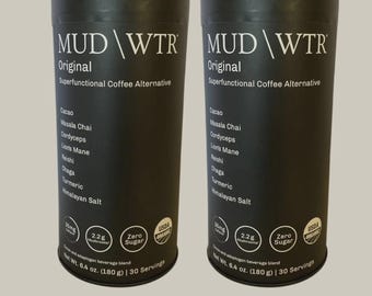 Pack of 2 MUDWTR Original Mushroom Coffee – 2,240mg, 30 Servings Each