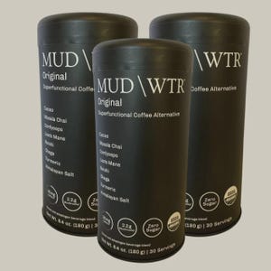 Pack of 3 MUDWTR Original Mushroom Coffee – 2,240mg, 30 Servings