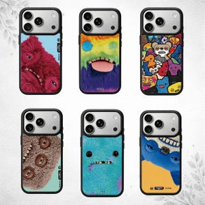 Fuggler Neon Phone Case, Plushcore Weirdcore Cute Monster Case Cover For iPhone 17, X, 11, 12, 13, 14, 15, 16 Series & Galaxy Series
