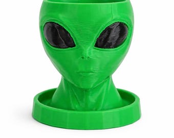 Alien Head Planter (3”) | Succulent & Air Plant Holder