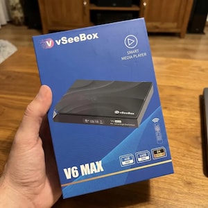 vSeeBox V6 Max Android Streaming Box – Autorizado, Envio Rápido no Mesmo Dia - TV Box | vSeeBox V6 Max Android TV Box – Modelo Mais Recente