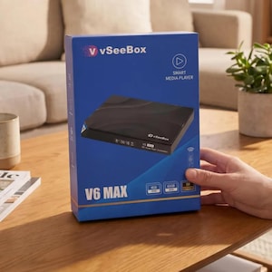 vSeeBox V6 Max Android Streaming Box – Autorizado, Envio Rápido no Mesmo Dia - TV Box | vSeeBox V6 Max Android TV Box – Modelo Mais Recente