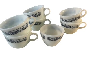 Tazas de café y azucarero Pyrex Old Town Blue (7 piezas)