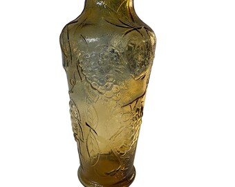 Italian amber glass vase