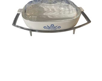 Naczynie do zapiekania i ruszt CorningWare Blue Cornflower