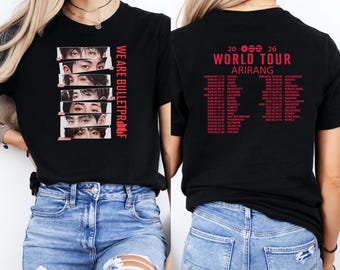 BTS Arirang World Tour 2026 T-Shirt, K-Pop Concert Tee