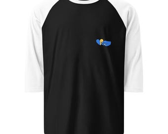 3/4 Ärmel Raglan-Shirt
