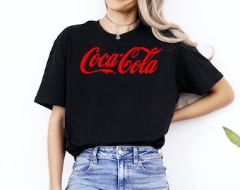 Coca Cola Logo T-Shirt, Retro Drink Tee, Unisex Cotton Blend Shirt