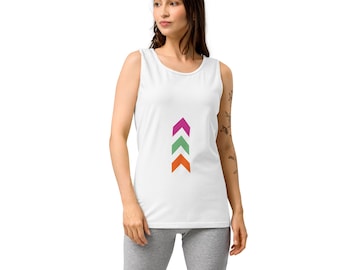 Unisex stückgefärbtes Tank-Top