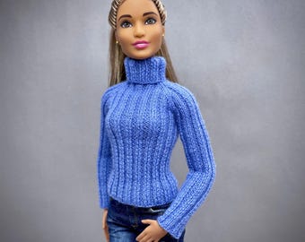 11,5 inch modepop geribde trui breipatroon (pdf-download)