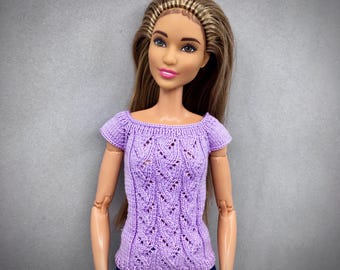 11.5 Inch Fashion Doll Sweater Knitting Pattern (PDF Download)