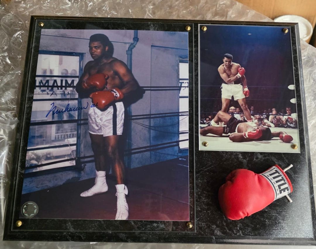 Muhammad Ali Signed 8x10 Photo Collage Plaque - Etsy