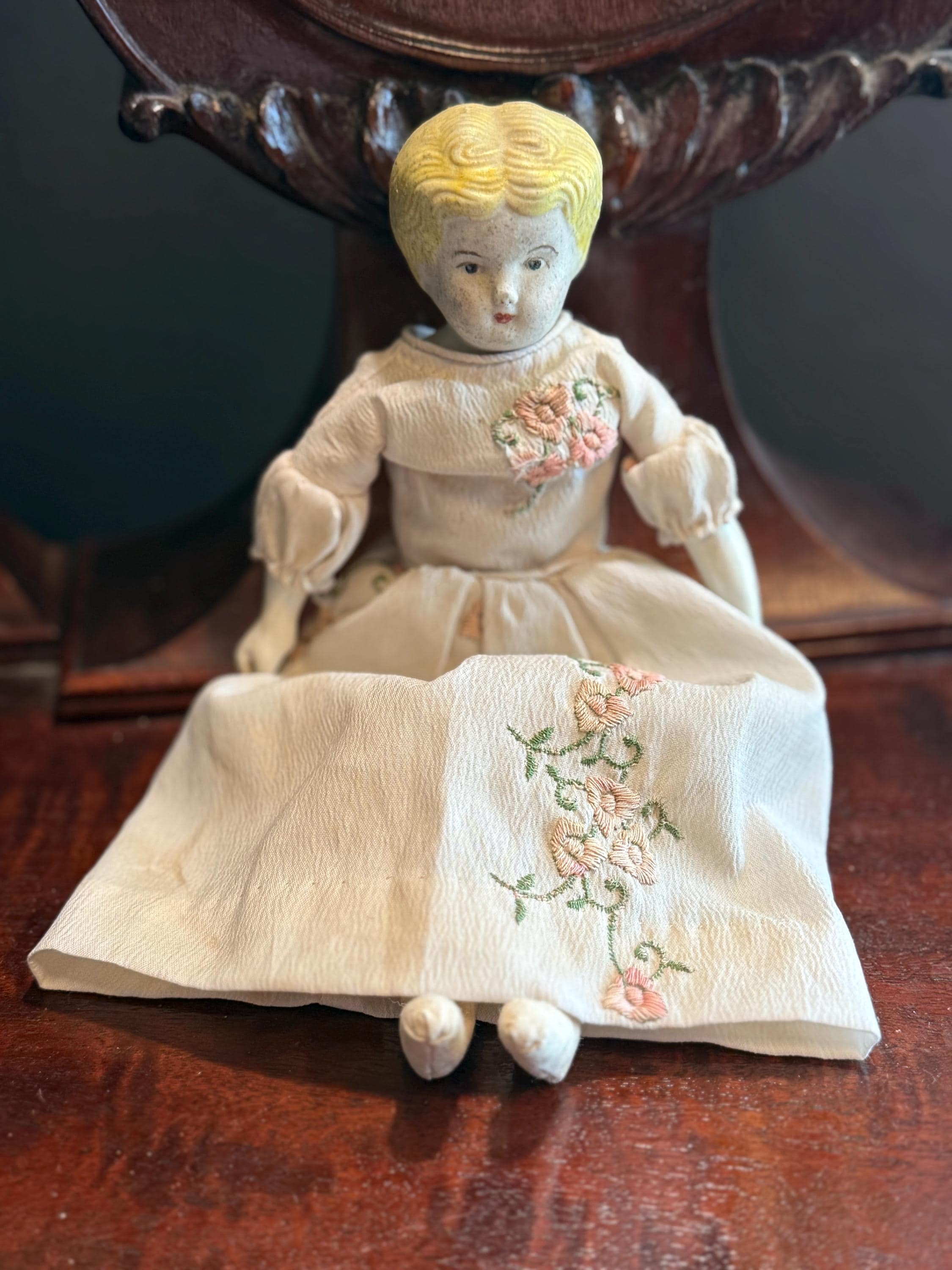Vintage German China Head Doll - Etsy