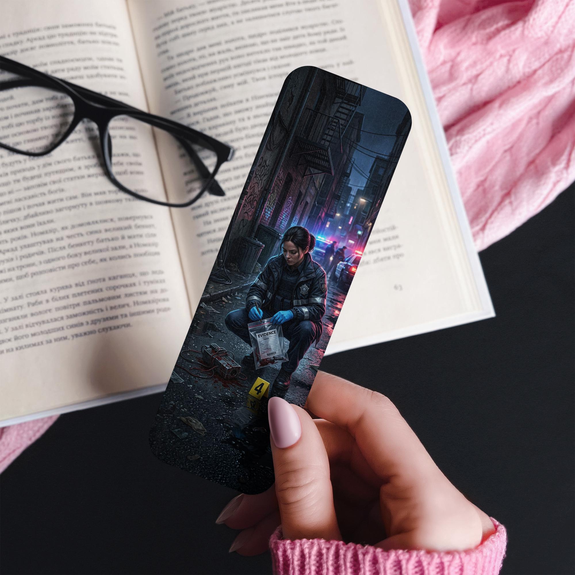 Crime Scene Bookmarks Printable Bundle of 10, True Crime Forensic Art ...