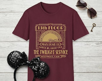 Tower of Terror T-Shirt | Art Deco Twilight Service Hollywood Tee