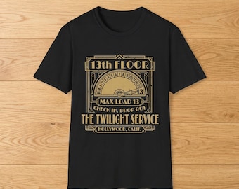 Tower of Terror Inspired T-Shirt | Art Deco Twilight Service Tee