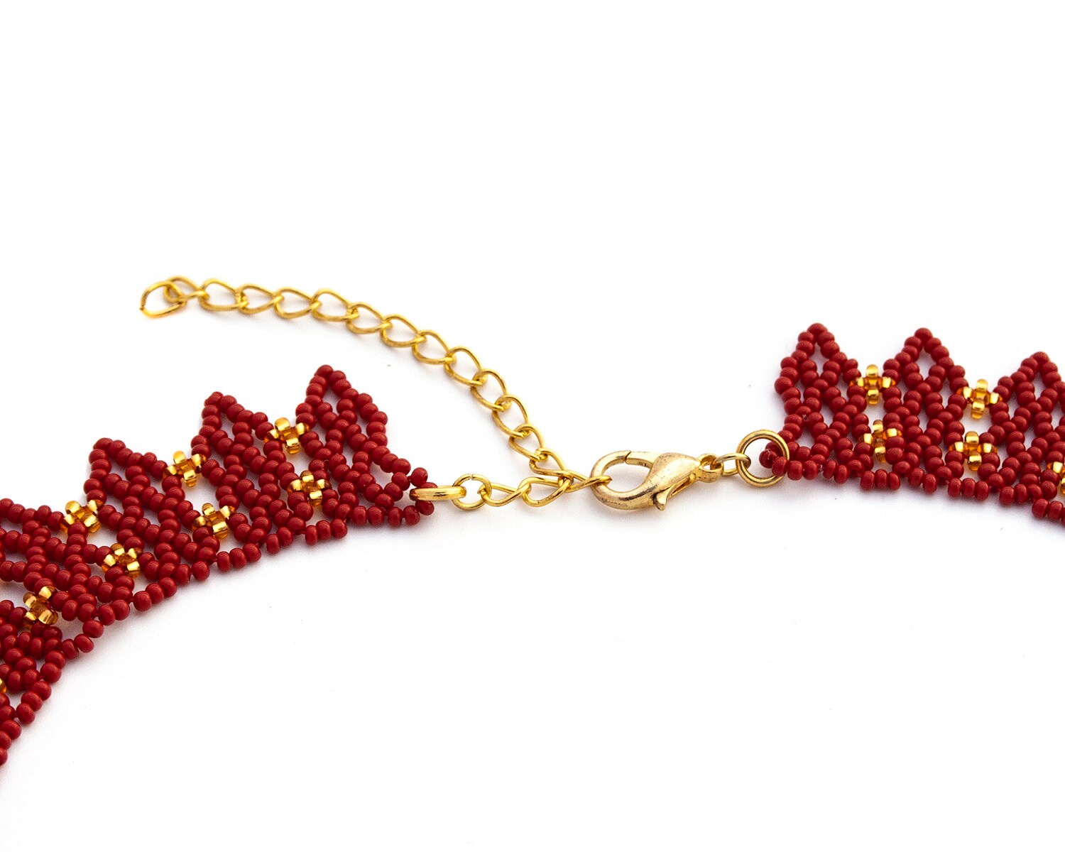 Beading Necklace Pattern Beadwork Tutorial Netted Necklace DIY - Etsy