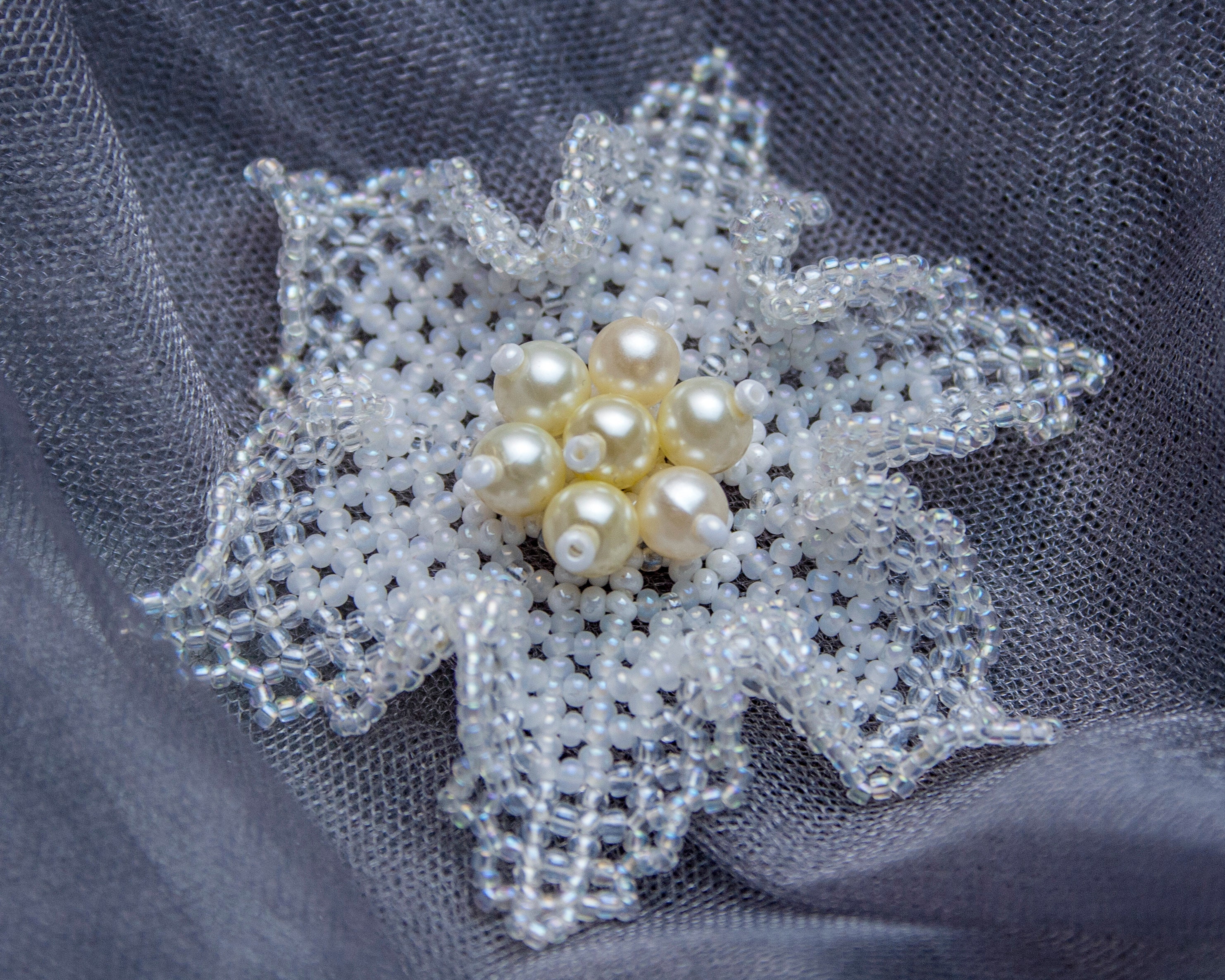 Beaded orchid flower brooch seed beads pin beaded floral jewelry pink flower brooch embroidered orchid jewelry best gift for her