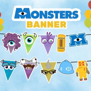 Monster Inc Banner - Etsy