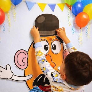 Toy Story Mr Potato Head - Pin the part on the Potato Game  (PDF Download)