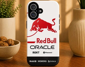 Red Bull F1 Phone Case Japanese GP Cover for iPhone 17 Pro, 16, 15, 14, 13, 12 Samsung S25, S24, S23, S22, A16, A26, Pixel 10, 9 Pro, 8, 7