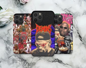 Dennis Rodman Phone Case Nba Player Cover for iPhone 17 Pro, 16, 15, 14, 13, 12 Samsung S25, S24, S23, S22, A16, A26, Pixel 10, 9 Pro, 8, 7