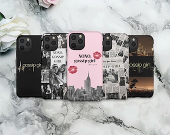 Funda para teléfono Gossip Girl, diseño de drama neoyorquino, compatible con iPhone 17 Pro, 16, 15, 14, 13, 12 y Samsung S25, S24, S23, S22, A16, A26, Pixel 10, 9 Pro, 8 y 7.