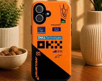 Oscar Piastri Phone Case Mclaren F1 Cover for iPhone 17 Pro, 16, 15, 14, 13, 12 Samsung S25, S24, S23, S22, A16, A26, Pixel 10, 9 Pro, 8, 7