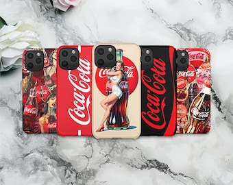 Coca Cola Phone Case Soda Drink Cover for iPhone 17Pro, 16, 15, 14, 13, 12 Samsung S25, S24, S23, S22, A16, A26, Pixel 10, 9Pro, 8, 7