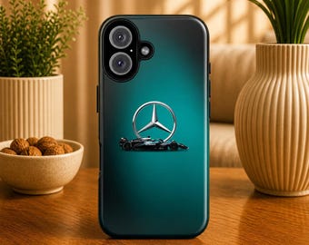Mercedes Formula Phone Case Petronas AMG Cover for iPhone 17 Pro, 16, 15, 14, 13, 12 Samsung S25, S24, S23, S22, A16, A26, Pixel 10, 9Pro, 8
