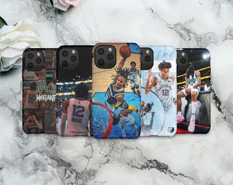 Ja Morant Phone Case Memphis Grizzlies Cover for iPhone 17Pro, 16, 15, 14, 13, 12 Samsung S25, S24, S23, S22, A16, A26, Pixel 10, 9Pro, 8, 7