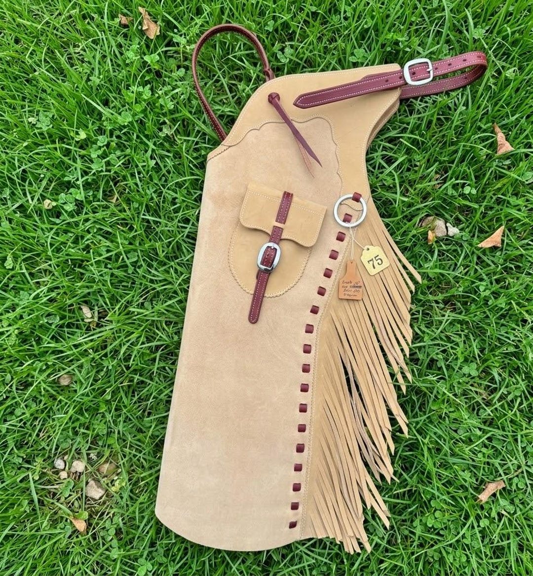 Step In Chaps Hand Buck-stitch Arizona Bell Step-in Chaps, Arizona Bells, Custom ...