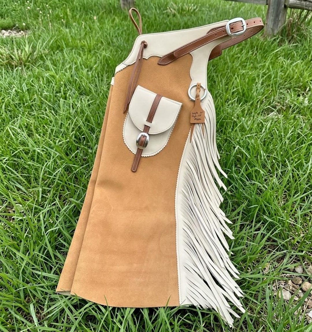 Step In Chaps Hand Buck-stitch Arizona Bell Step-in Chaps, Arizona Bells, Custom ...