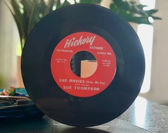 Sad Movies (Make Me Cry) - Sue Thompson - 7-Inch Vinyl Record