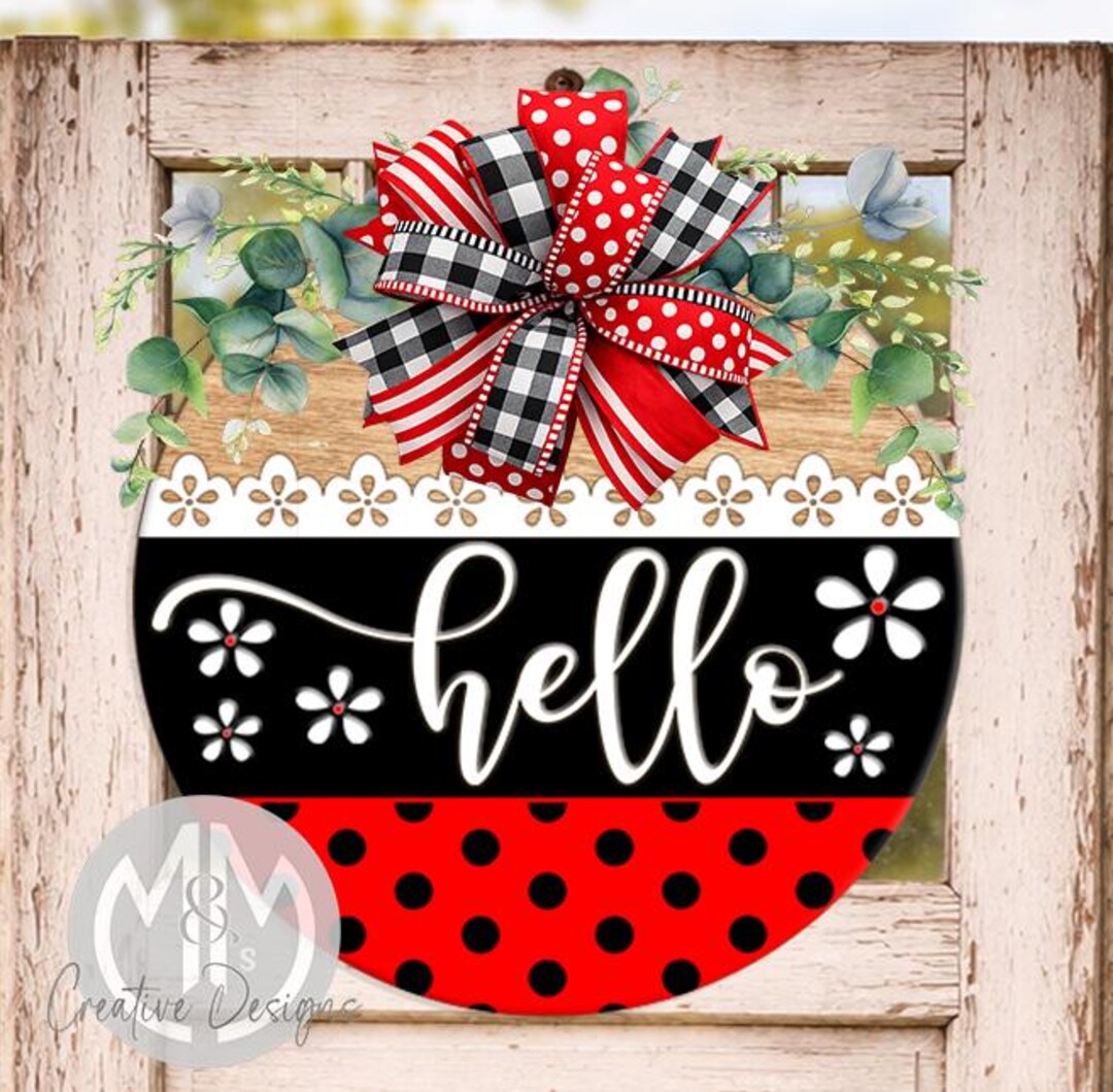 Hello Welcome Sign, SVG File, Digital Download - Etsy