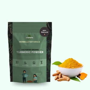 Cúrcuma orgánica en polvo / Haldi en polvo / Ingrediente natural / Cocina / Piel / Hazlo tú mismo / Especia herbal