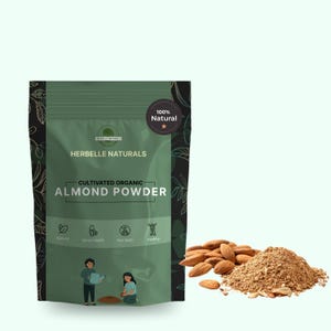 Mandelpulver | Gemahlenes Mandelmehl | Nuss Zutat | Backen | Kochen | DIY Schönheit Gebrauch