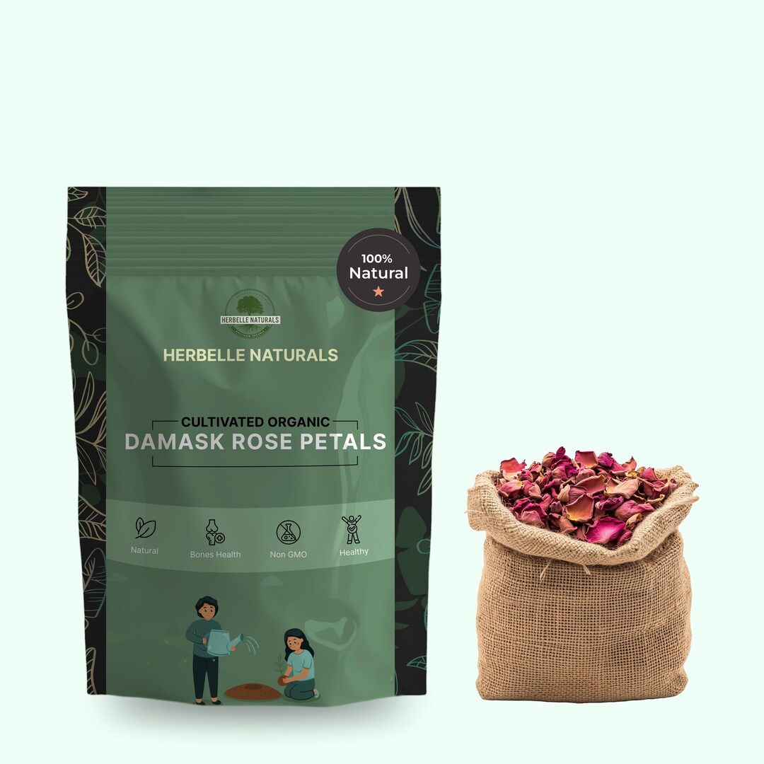 Bulgarian Damask Rose Petals Tea | Rosa Damascena | Floral Tea | Herbal ...