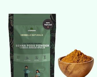 Organic Senna Pods Powder Cassia Angustifolia Herbal Botanical Powder Bulk Herb