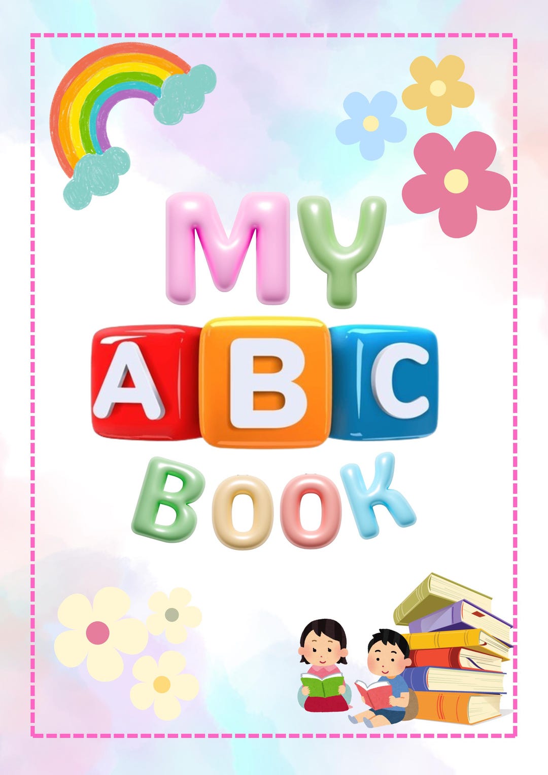Alphabet Worksheet, My ABC Book (28ms) - Etsy