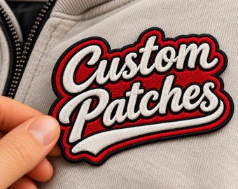 Custom Printed Patch, Personalized Logo or Name Patch for Bags, Jackets and Hats