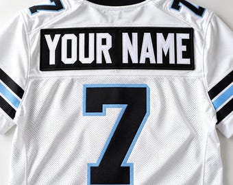 Personalized Custom Jersey Name Patch, Team Gift for Players Senior Night Sports Uniforms Bags
