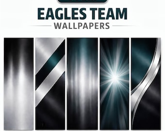 Philadelphia Eagles Phone Wallpapers • 5 Pack Digital Download • Eagles iPhone / Android Backgrounds • Mobile Wallpaper Set Instant Download