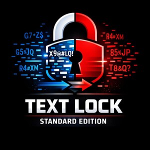 TEXT LOCK Standard Edition | AI Text Encryption Mini‑App | Secure Message Scrambler | Reversible Encoder | Digital Download