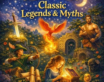 古典的な伝説と神話のインタラクティブストーリー • デジタルダウンロード • 古代の物語を再構築 • 探検しながら学ぼう