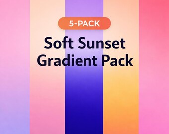 Soft Sunset Gradient Phone Wallpapers • 4K High‑Resolution Aesthetic Backgrounds • iPhone & Android • Minimal Pastel Wallpaper Pack