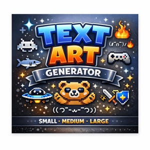 Text Art Generator Mini‑App | Create Small, Medium & Large ASCII Art Instantly | Copy‑Paste Ready Prompt for AI Chat