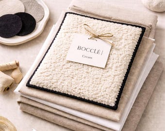 Fabric Swatch Sample | Boucle, Velvet, Linen Custom Sofa & Cushion Samples