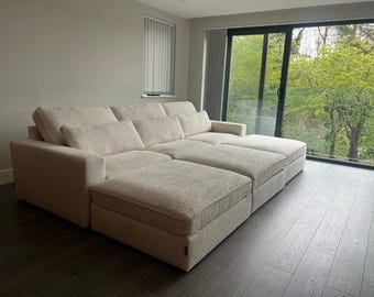 Hatch Cinema Couch UK | Deep Seat Modular Lounge Sofa | Luxury Movie Lounger